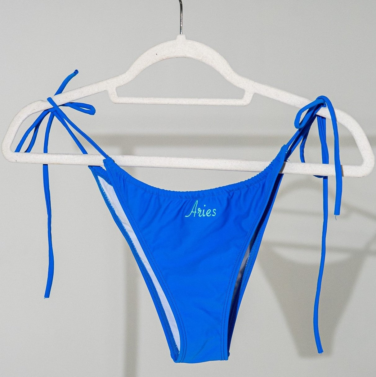 Zodiac Embroidered Bikini in Blue and Pink – Angel Sent